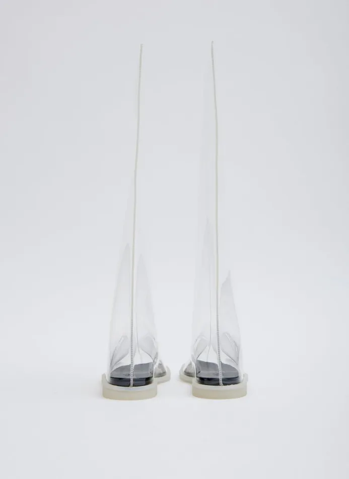 Women Boots Tibi Mookie Rain Boot Clear