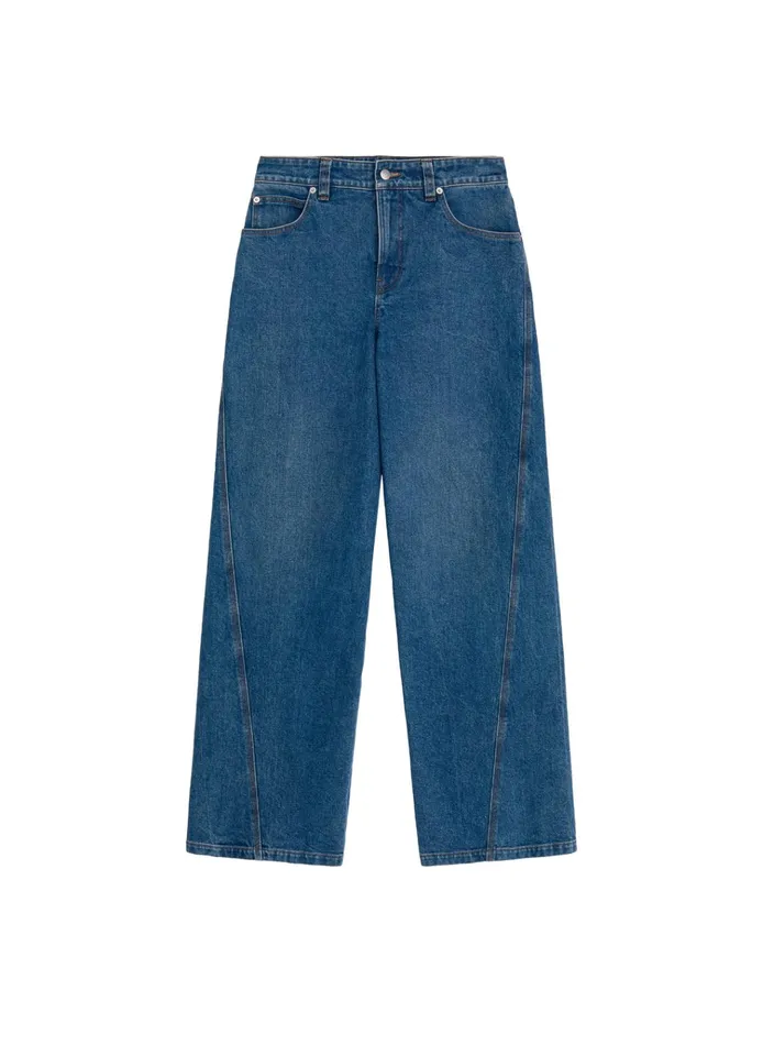 Women Bottoms ALC Abbott Stretch Denim Jean Medium Wash