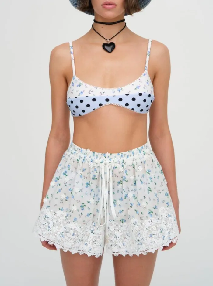 Women Bottoms For Love and Lemons Muna Coverup Shorts White Women Bottoms For Love and Lemons Muna Coverup Shorts White