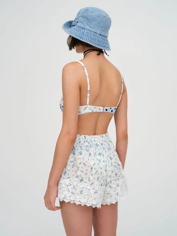 Women Bottoms For Love and Lemons Muna Coverup Shorts White Women Bottoms For Love and Lemons Muna Coverup Shorts White