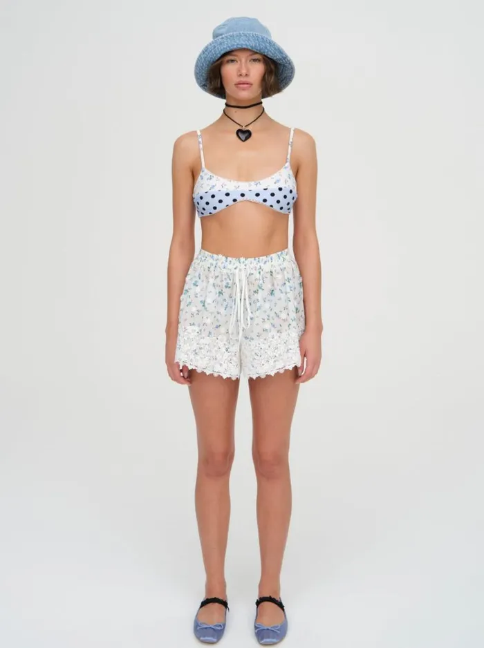 Women Bottoms For Love and Lemons Muna Coverup Shorts White Women Bottoms For Love and Lemons Muna Coverup Shorts White