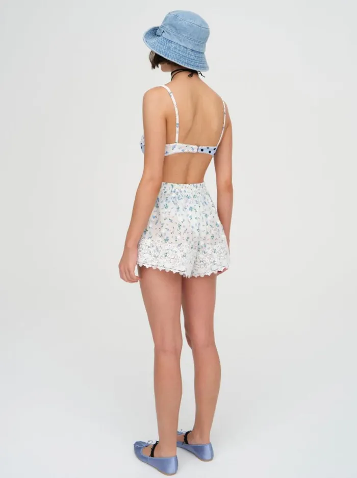 Women Bottoms For Love and Lemons Muna Coverup Shorts White Women Bottoms For Love and Lemons Muna Coverup Shorts White