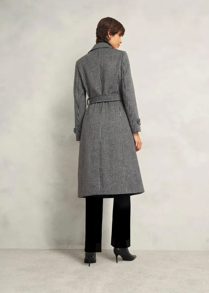 Women Bromley Coat With Wool Black Multi Hobbs Coats and Jackets