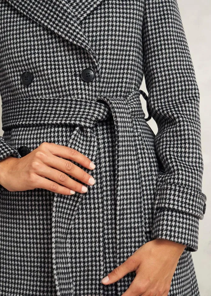 Women Bromley Coat With Wool Black Multi Hobbs Coats and Jackets
