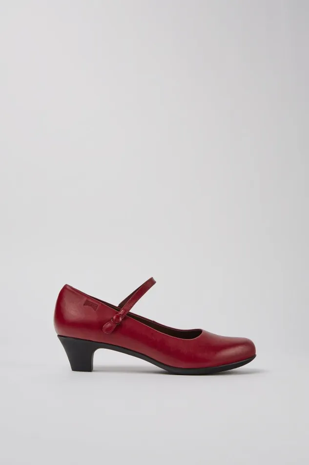 Women Camper Ballerinas Helena Red Heels Women Camper Ballerinas Helena Red Heels