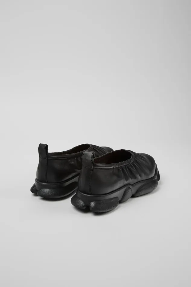 Women Camper Ballerinas Karst Black Leather Shoes Women Camper Ballerinas Karst Black Leather Shoes