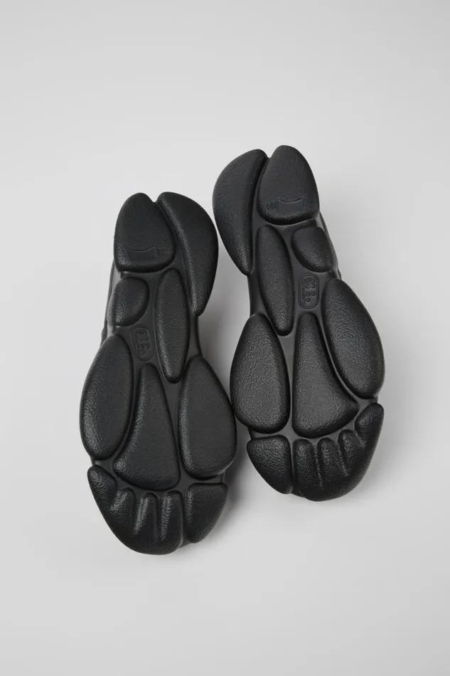 Women Camper Ballerinas Karst Black Leather Shoes Women Camper Ballerinas Karst Black Leather Shoes