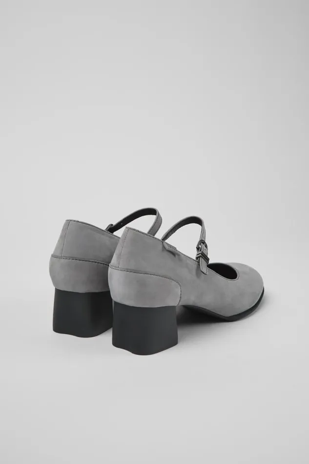 Women Camper Ballerinas Katie Gray Nubuck Mary Jane Heels Women Camper Ballerinas Katie Gray Nubuck Mary Jane Heels