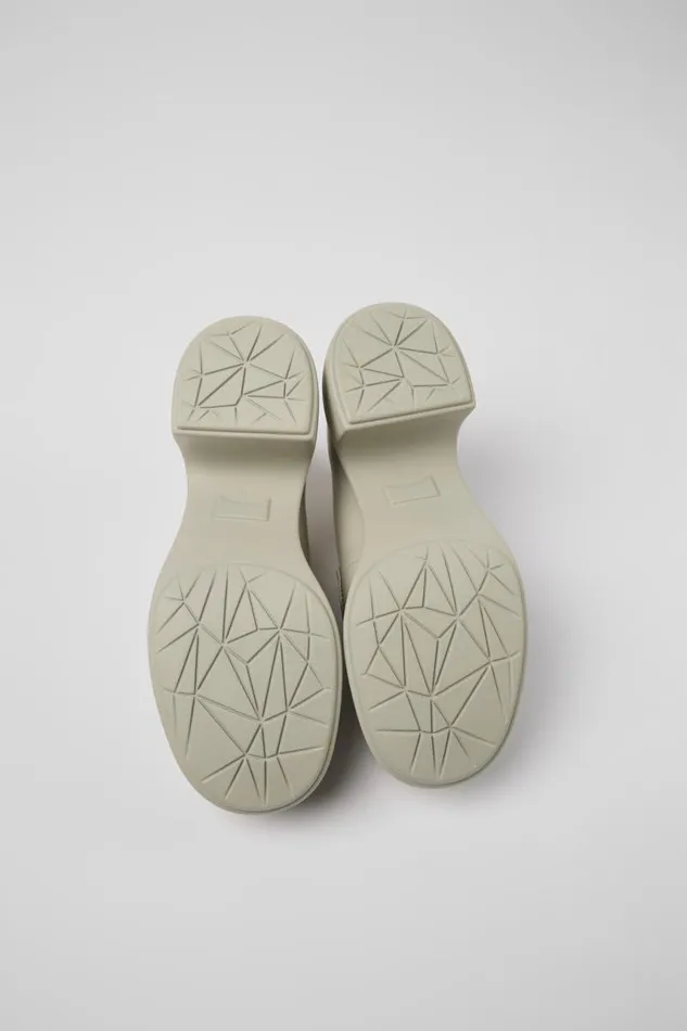 Women Camper Formal Shoes Thelma Gray Leather Shoes Women Camper Formal Shoes Thelma Gray Leather Shoes