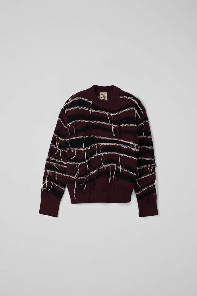 Women Camper Knit Melange Knit Sweater Brown Organic Cotton Knit Sweater Women Camper Knit Melange Knit Sweater Brown Organic Cotton Knit Sweater