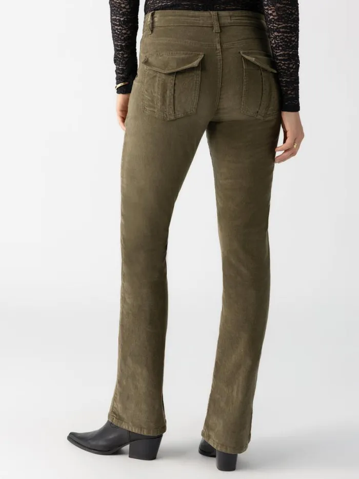 Women Corduroy Hayden Bootcut Standard Rise Pant Burnt Olive Sanctuary Clothing Pants