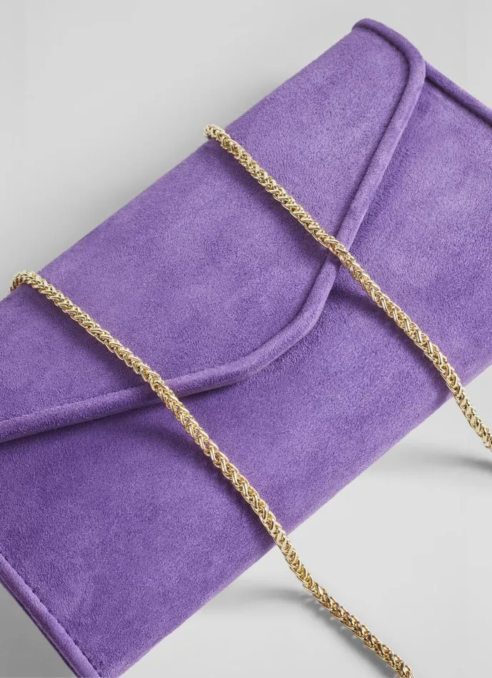 Women Dominica Plum Suede Clutch Bag LKBennett Clutch Bags Women Dominica Plum Suede Clutch Bag LKBennett Clutch Bags
