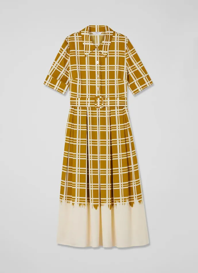 Women Dora Organic Cotton DipDye Check Shirt Dress Multi LKBennett Dresses Women Dora Organic Cotton DipDye Check Shirt Dress Multi LKBennett Dresses