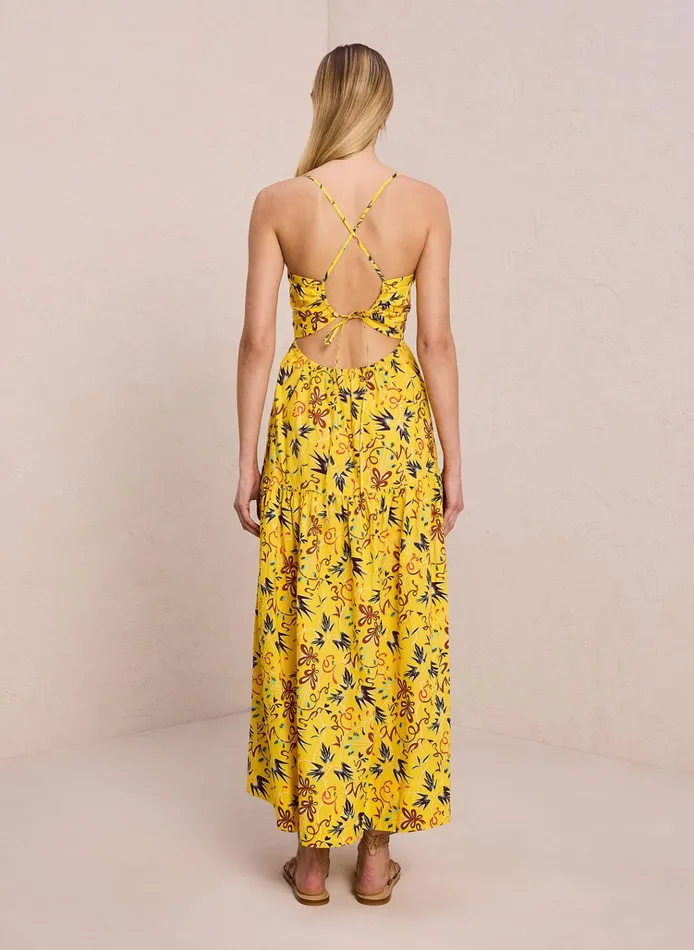Women Dresses ALC Arit Cotton Midi Dress Sole Multi