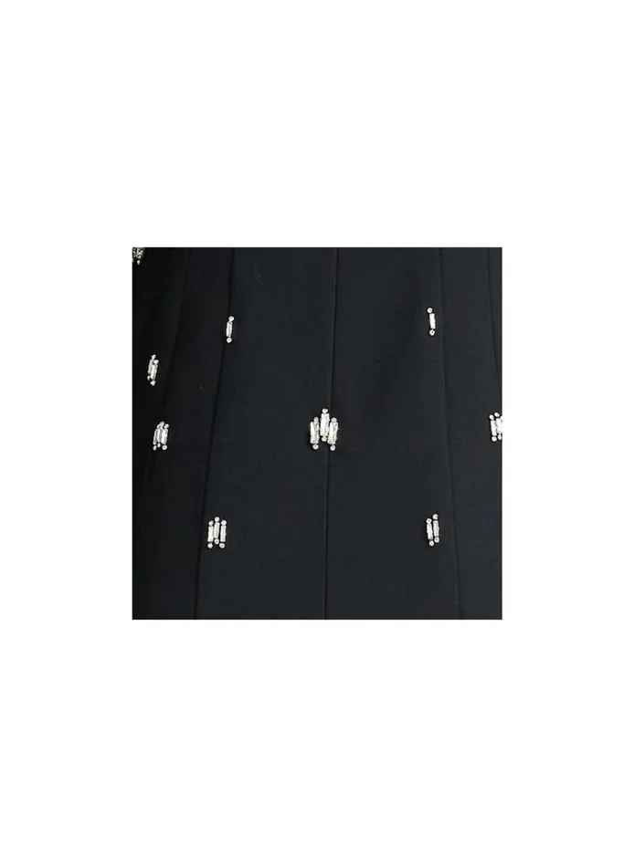 Women Dresses ALC Declan Embellished Tuxedo Dress Black