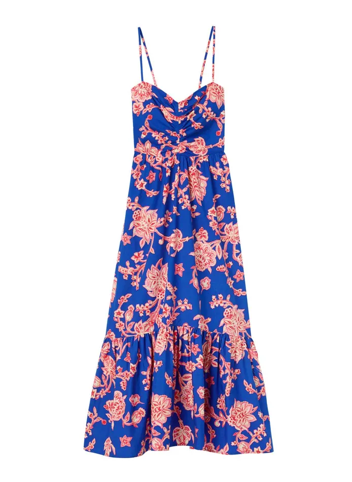 Women Dresses ALC Lilah Cotton Midi Dress Regal Multi