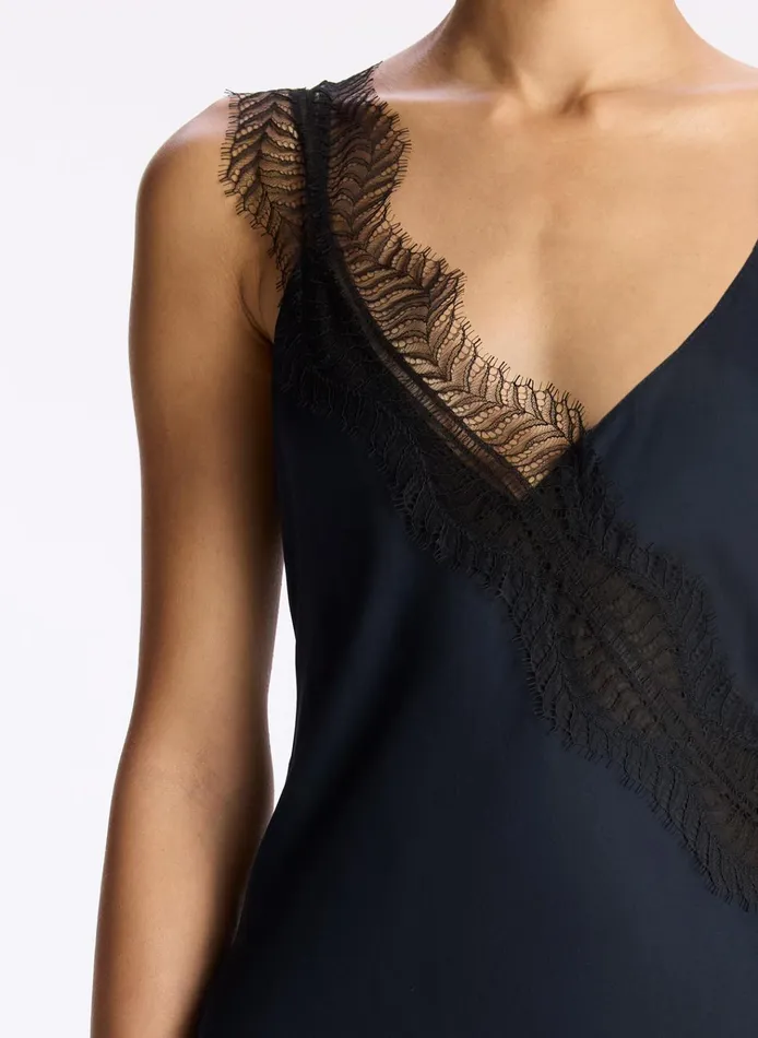 Women Dresses ALC Soleil Lace Midi Dress Dark Sapphireblack
