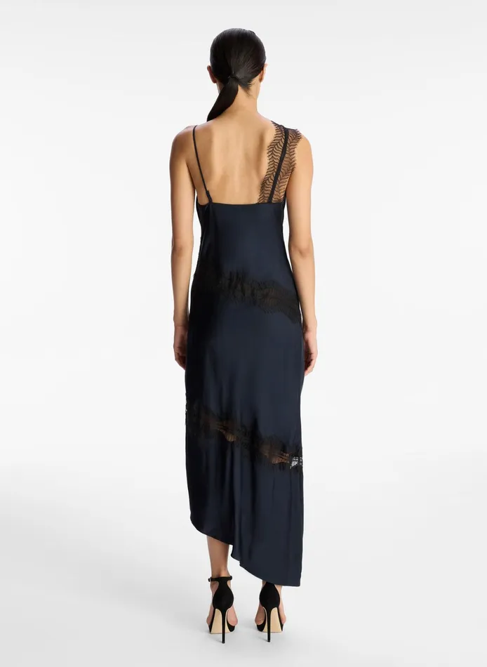 Women Dresses ALC Soleil Lace Midi Dress Dark Sapphireblack