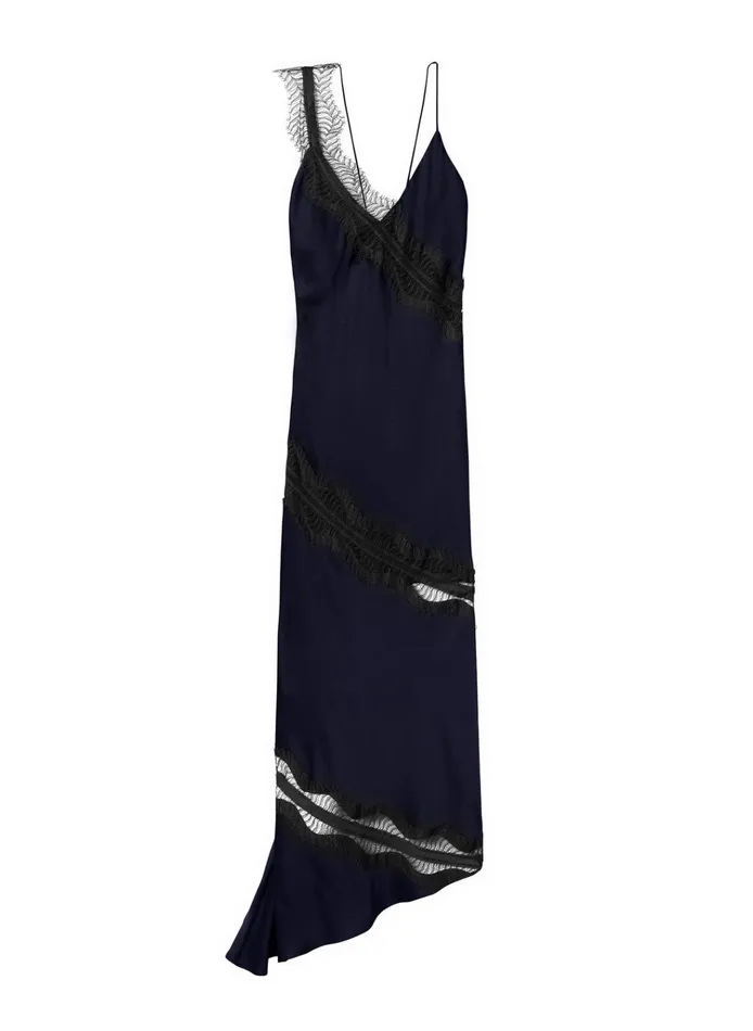 Women Dresses ALC Soleil Lace Midi Dress Dark Sapphireblack
