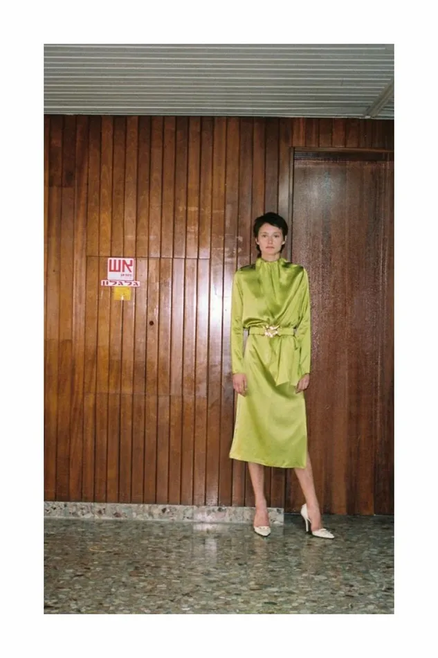 Women Dresses DODO BAR OR Berna Dress Olive Green
