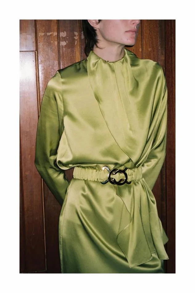 Women Dresses DODO BAR OR Berna Dress Olive Green