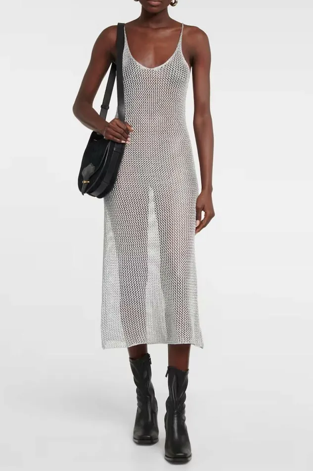 Women Dresses DODO BAR OR Corin Dress Silver