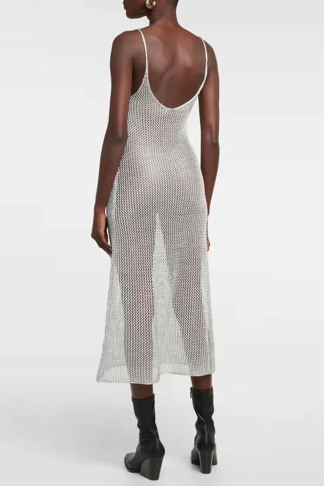 Women Dresses DODO BAR OR Corin Dress Silver