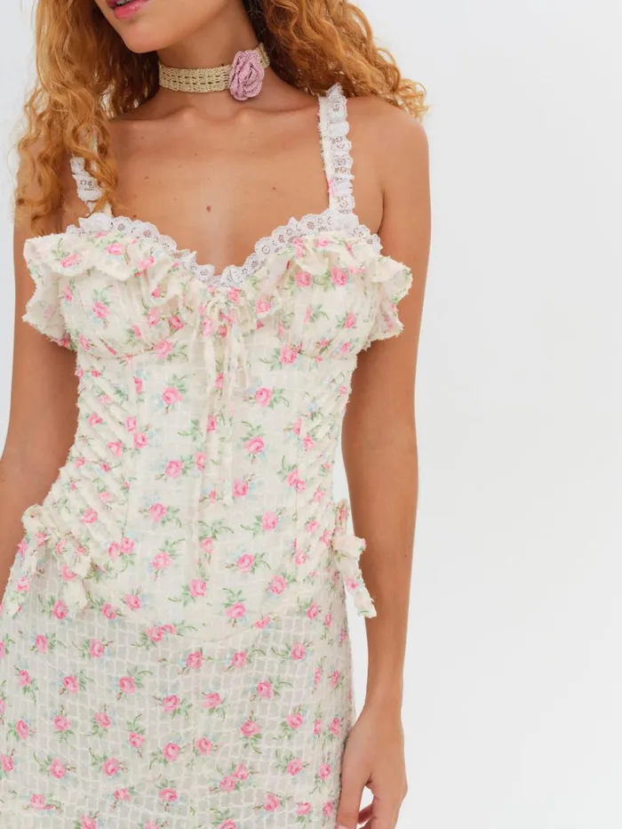 Women Dresses For Love and Lemons Amelia Maxi Dress Ivory Women Dresses For Love and Lemons Amelia Maxi Dress Ivory