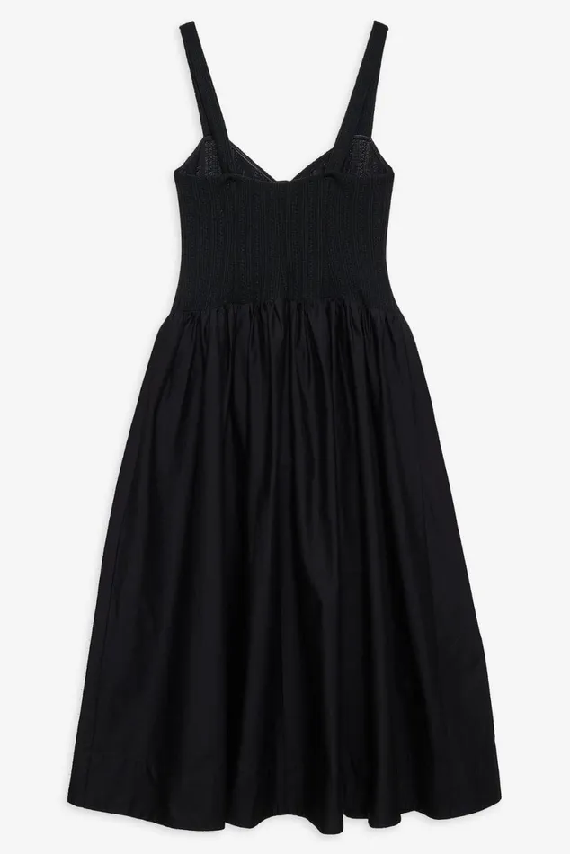 Women Dresses For Love and Lemons Billie Pointelle Midi Dress Black Women Dresses For Love and Lemons Billie Pointelle Midi Dress Black