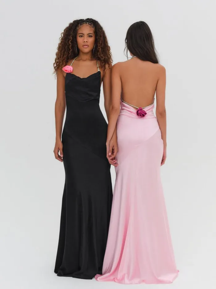 Women Dresses For Love and Lemons Brigette Gown Black Women Dresses For Love and Lemons Brigette Gown Black