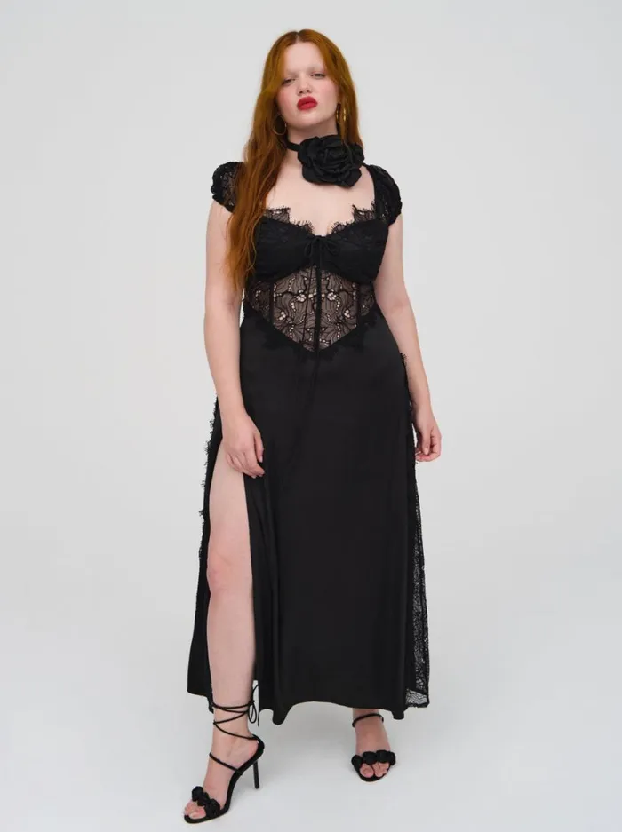 Women Dresses For Love and Lemons Casey Maxi Dress Black Women Dresses For Love and Lemons Casey Maxi Dress Black