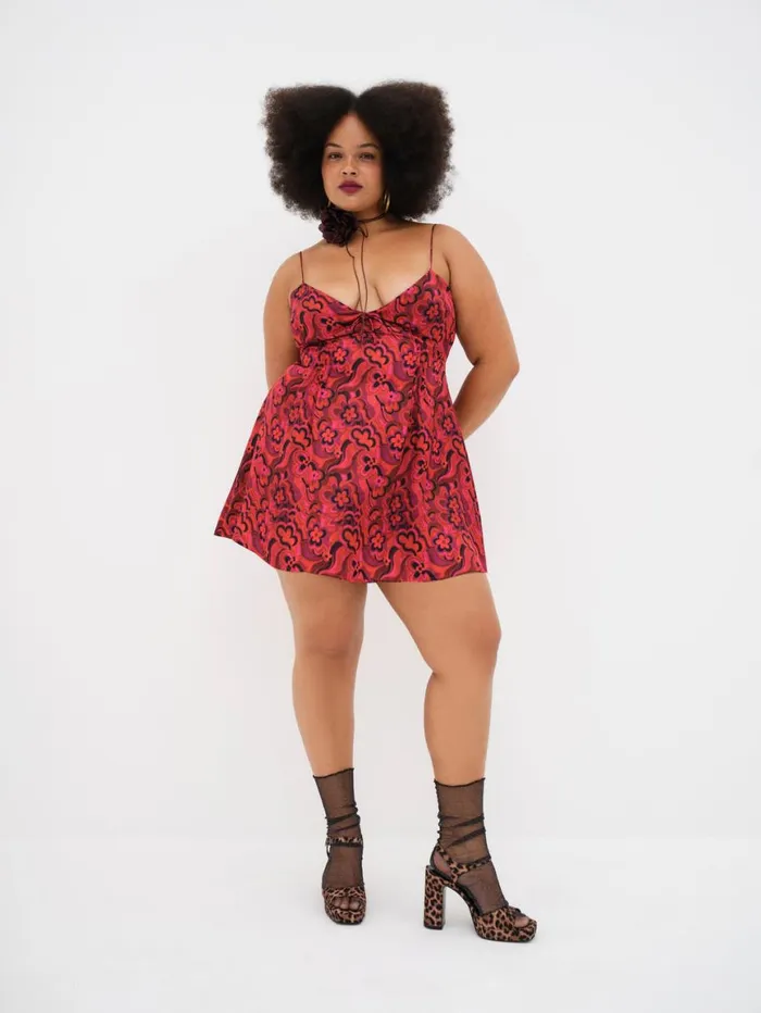 Women Dresses For Love and Lemons Davina Mini Dress Red Women Dresses For Love and Lemons Davina Mini Dress Red