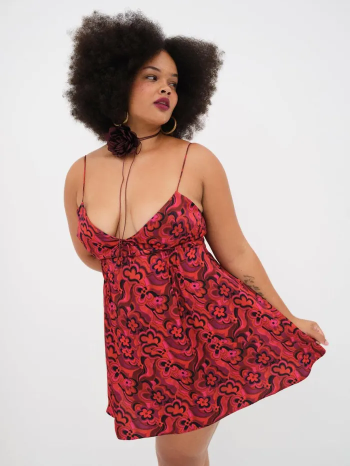 Women Dresses For Love and Lemons Davina Mini Dress Red Women Dresses For Love and Lemons Davina Mini Dress Red