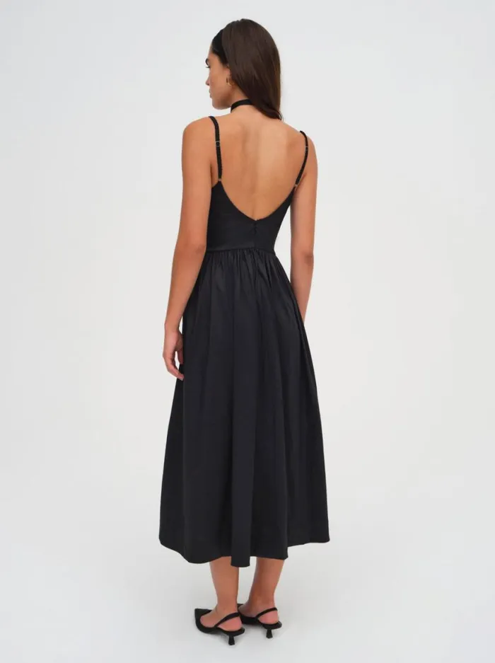Women Dresses For Love and Lemons Doris Midi Dress Black Women Dresses For Love and Lemons Doris Midi Dress Black