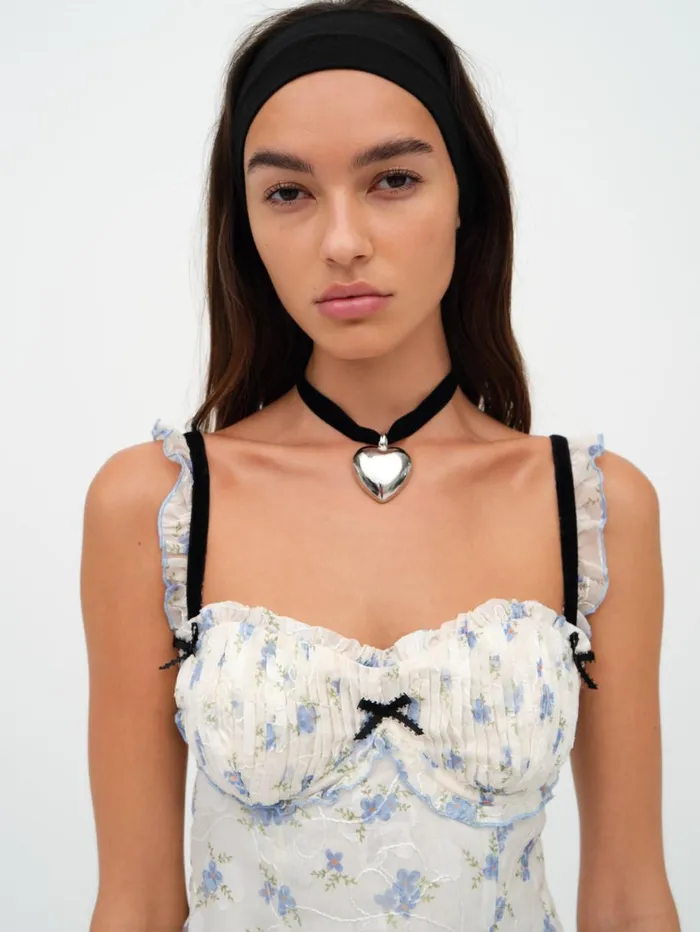 Women Dresses For Love and Lemons Edith Mini Dress White