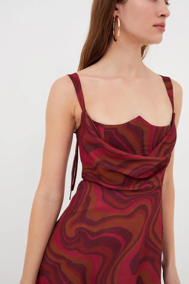 Women Dresses For Love and Lemons Eleanor Mini Dress Red Women Dresses For Love and Lemons Eleanor Mini Dress Red
