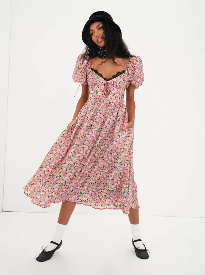 Women Dresses For Love and Lemons Isadora Midi Dress Multi