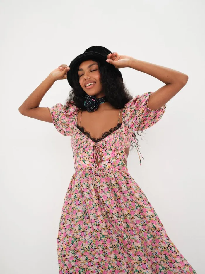 Women Dresses For Love and Lemons Isadora Midi Dress Multi Women Dresses For Love and Lemons Isadora Midi Dress Multi