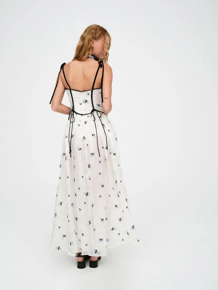 Women Dresses For Love and Lemons Lisette Maxi Dress White Women Dresses For Love and Lemons Lisette Maxi Dress White