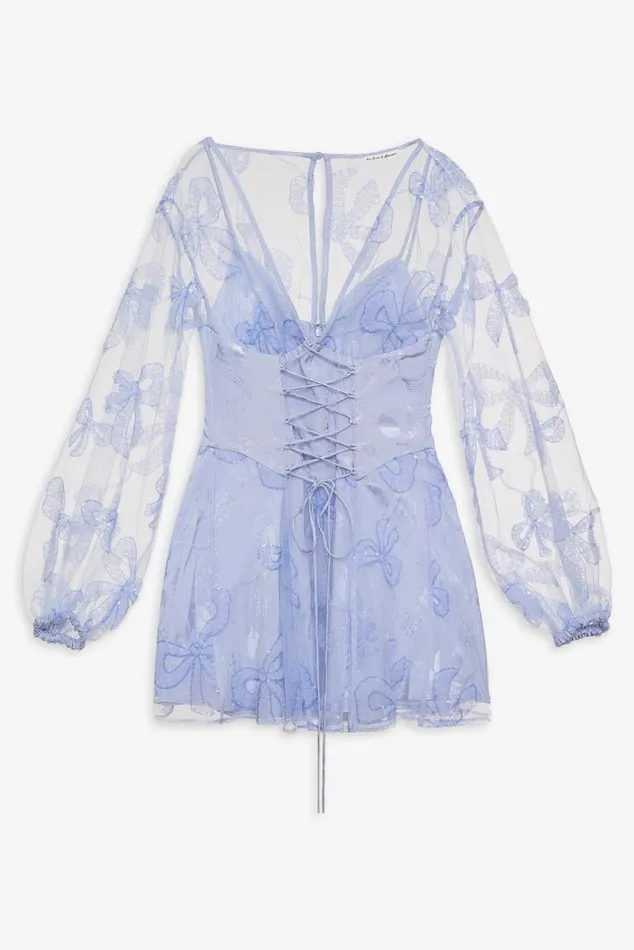 Women Dresses For Love and Lemons Presley Mini Dress Blue