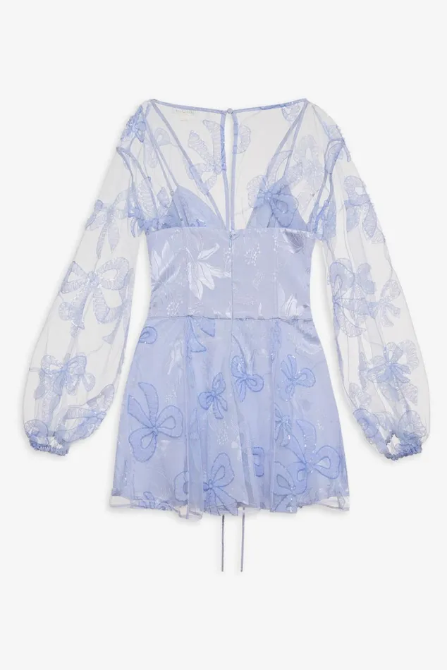 Women Dresses For Love and Lemons Presley Mini Dress Blue