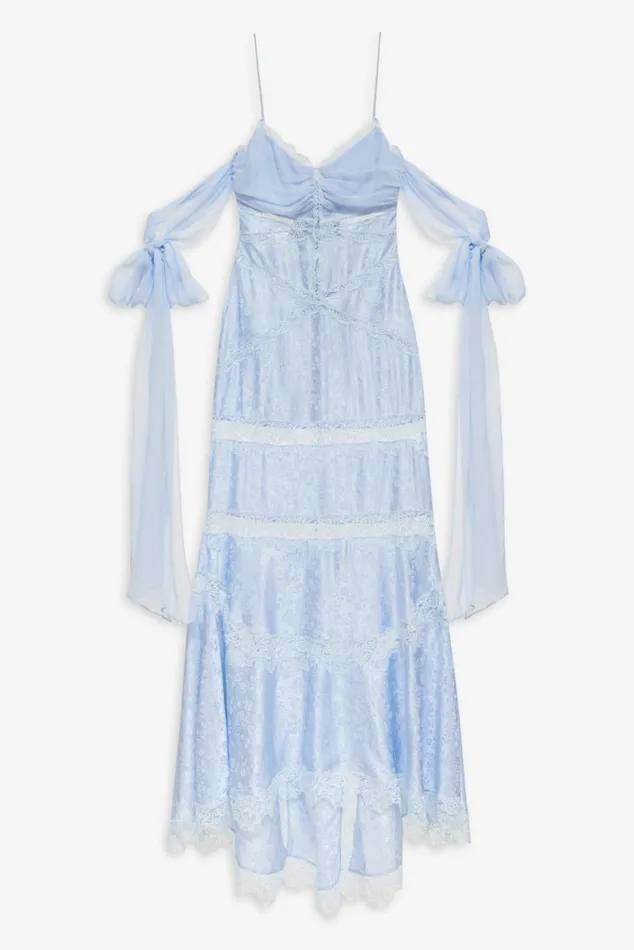 Women Dresses For Love and Lemons Rita Lace Gown Blue Women Dresses For Love and Lemons Rita Lace Gown Blue