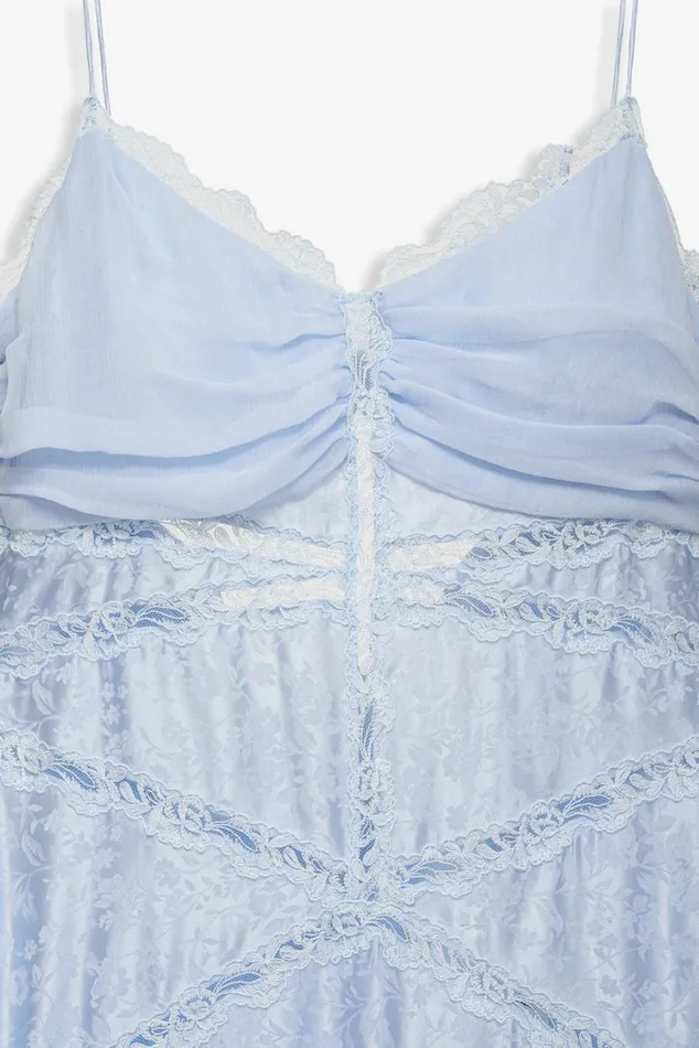 Women Dresses For Love and Lemons Rita Lace Gown Blue Women Dresses For Love and Lemons Rita Lace Gown Blue