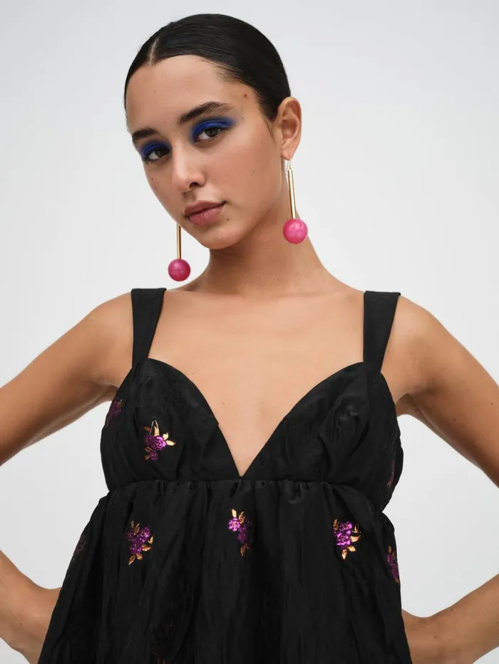 Women Dresses For Love and Lemons Sachi Mini Dress Black Women Dresses For Love and Lemons Sachi Mini Dress Black