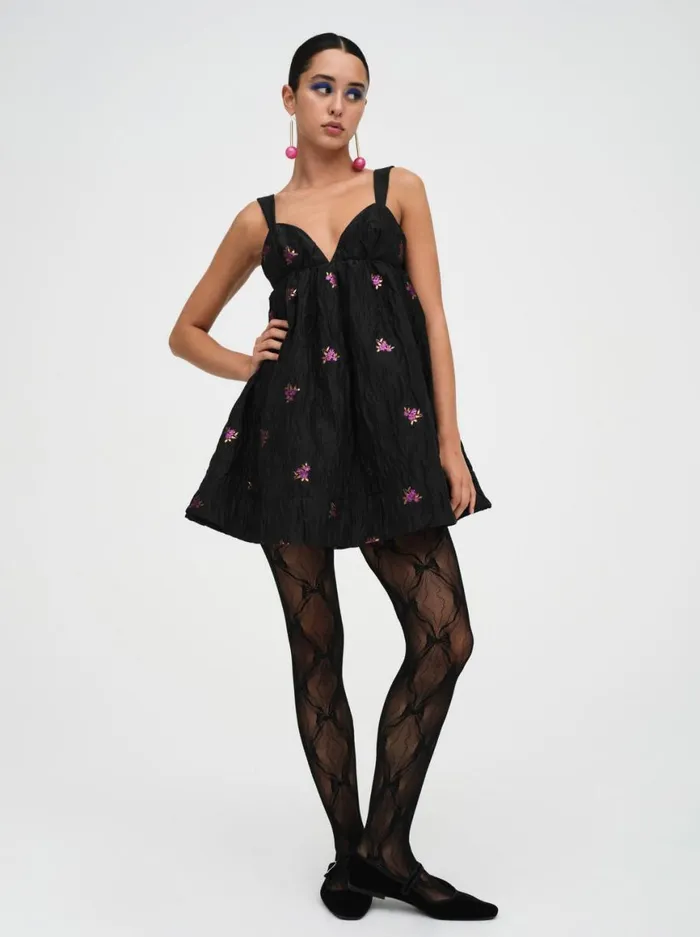 Women Dresses For Love and Lemons Sachi Mini Dress Black Women Dresses For Love and Lemons Sachi Mini Dress Black