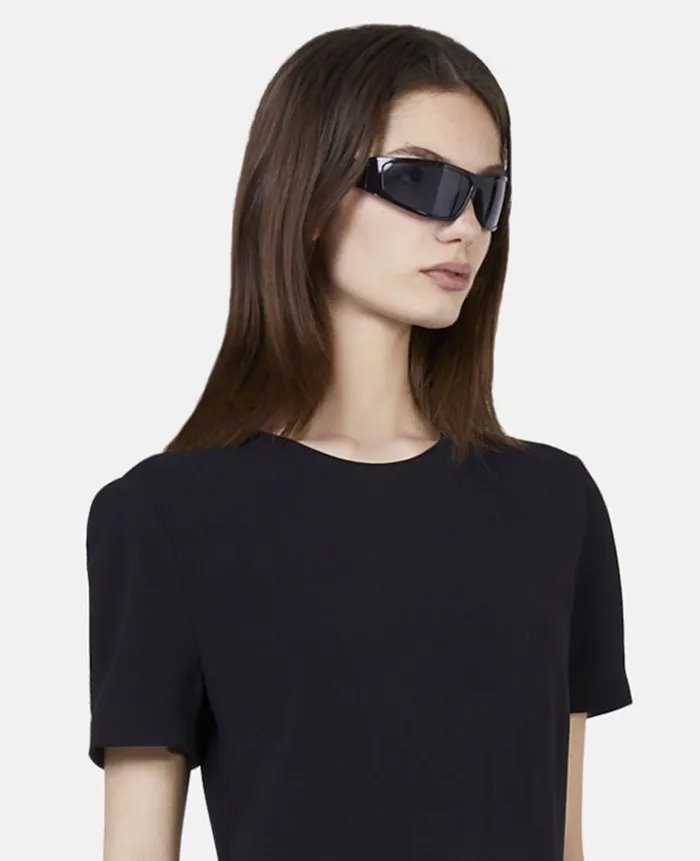 Women Dresses Stella McCartney Stella Iconics Stretch Cady Dress Black