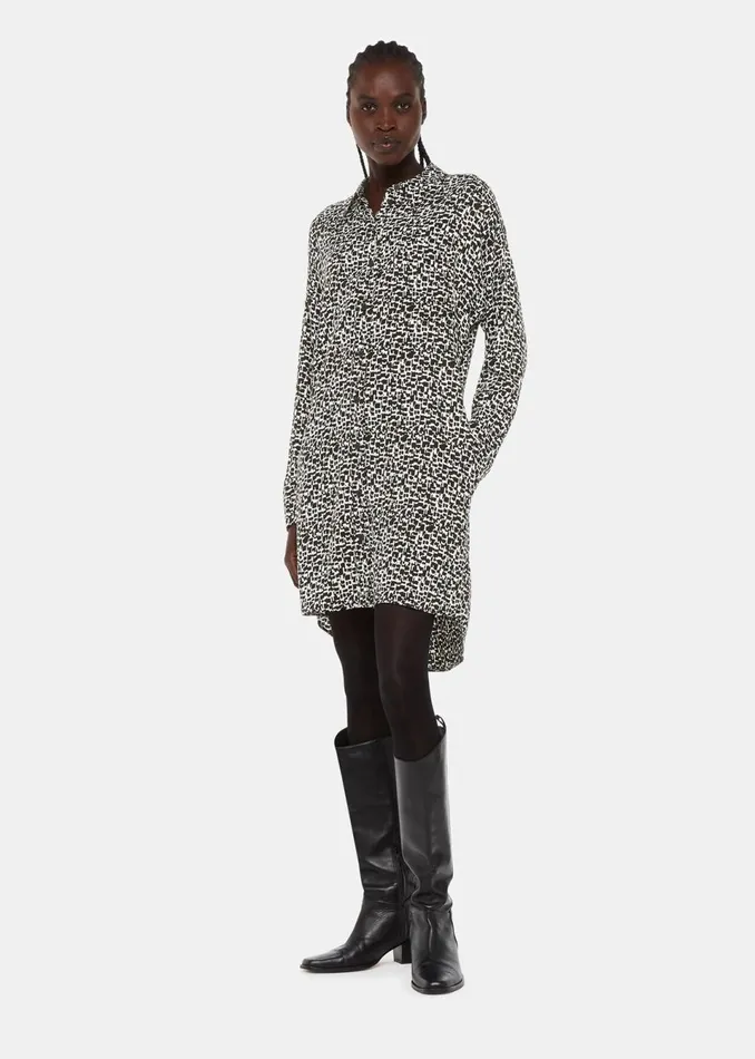 Women Dresses Whistles Black Helena Fuzzy Squares Dress