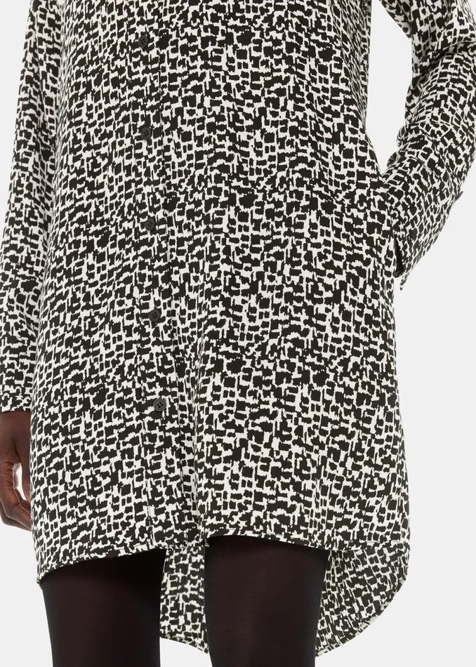 Women Dresses Whistles Black Helena Fuzzy Squares Dress