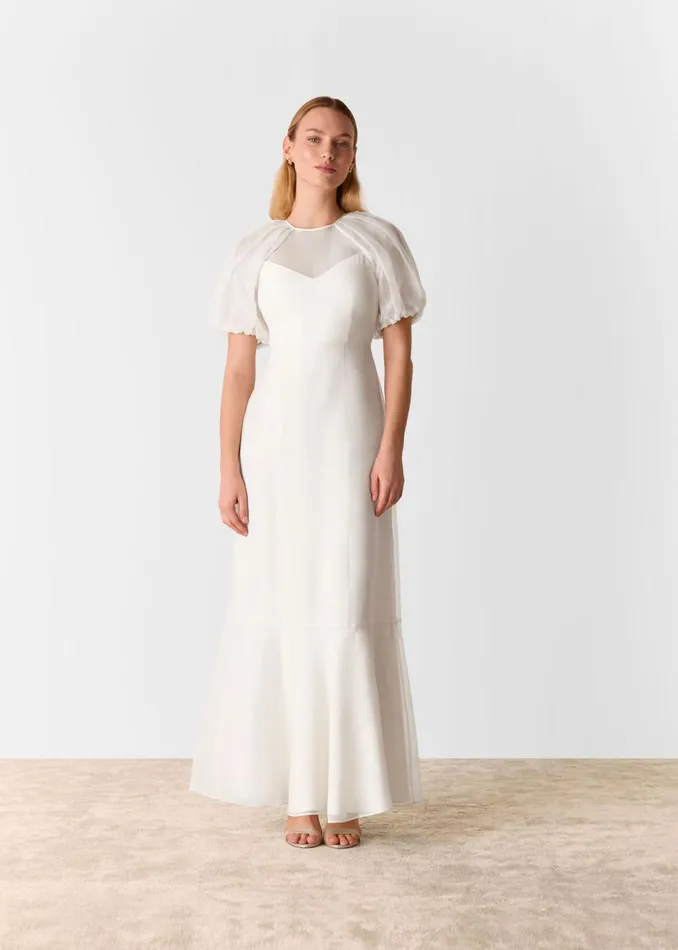 Women Dresses Whistles Ivory Sabrina Silk Wedding Dress