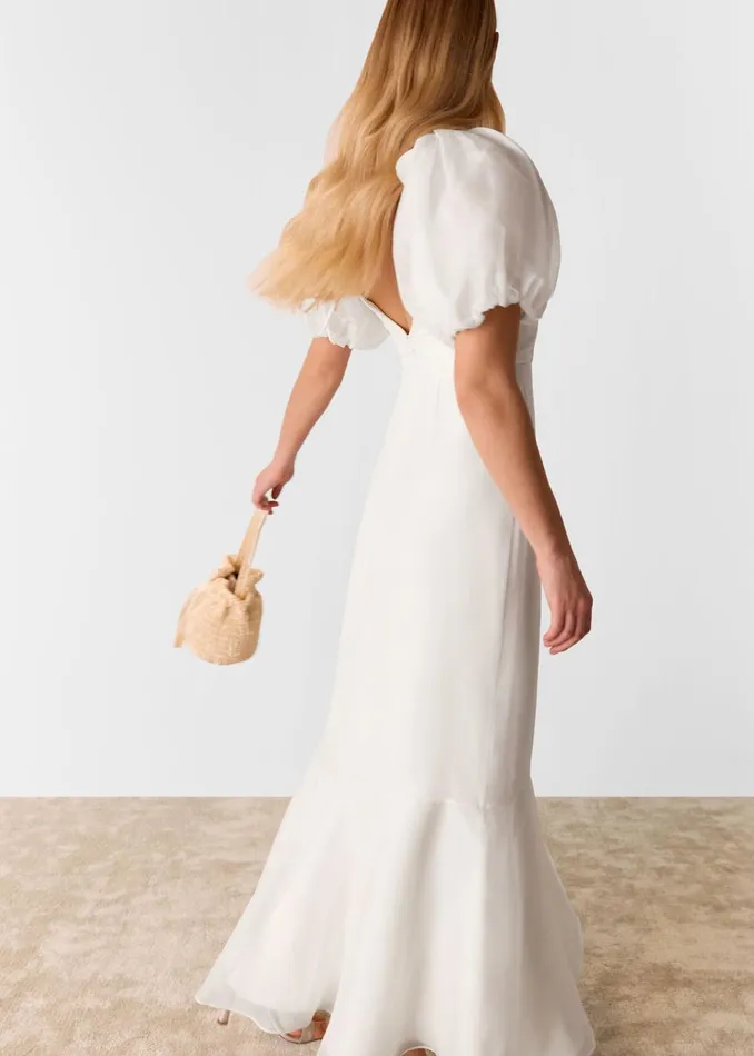 Women Dresses Whistles Ivory Sabrina Silk Wedding Dress